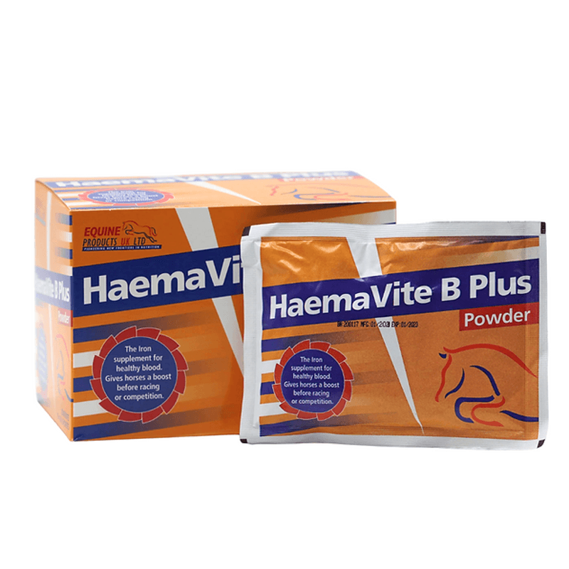 Equine Products Haemavite B+ Pulver - Jern- og B-vitamin tilskudd for energi og restitusjon