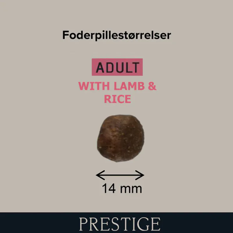 Prestige Adult Fussy Appetite - Lam & Ris - 3 kg