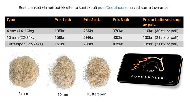 Hovedbilde Brilliant Stallstrø 4mm 