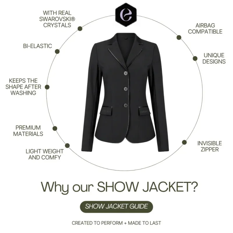 Estrelle ED-Crystal Chain Show Jacket