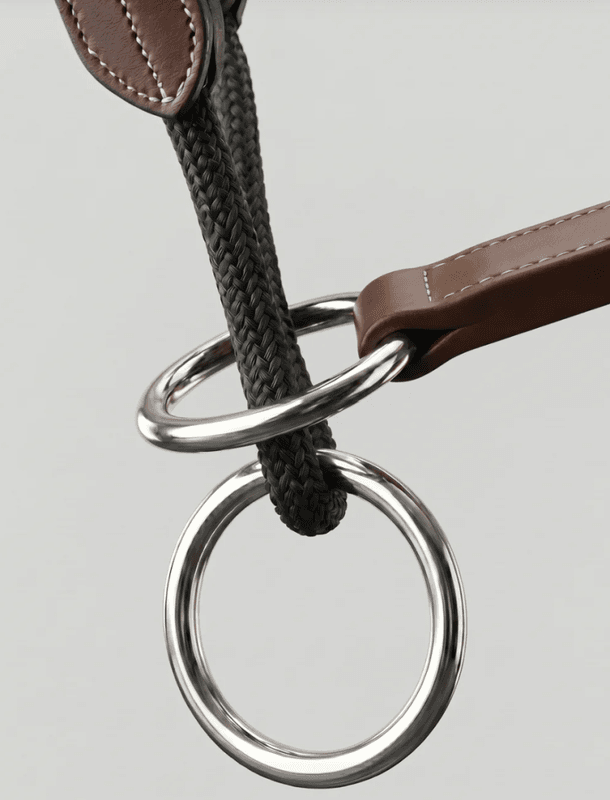 Bhoof Leather Halter with Rope 