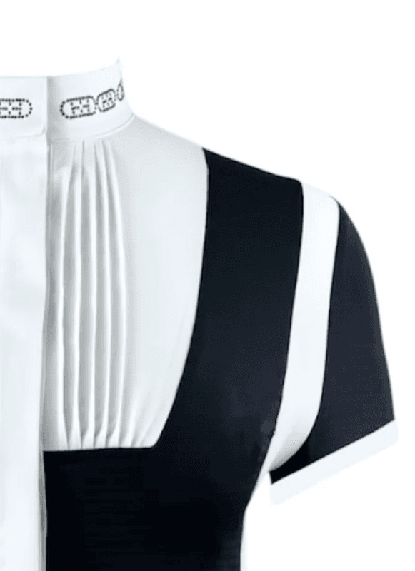 Estrelle Design Crystal Chain Stevneskjorte kort erm