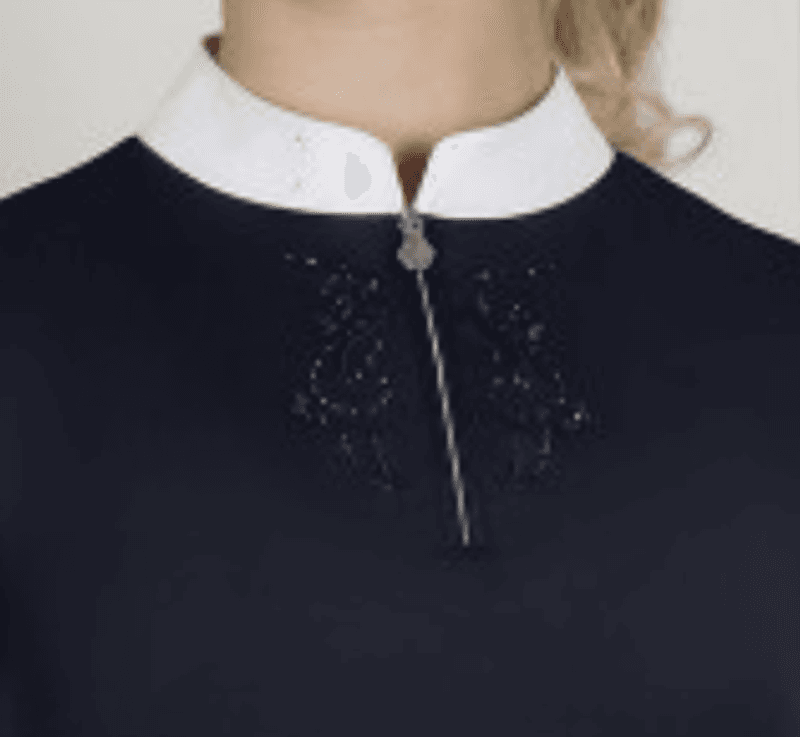 Coldstream Hermitage Diamante Stevneskjorte Navy