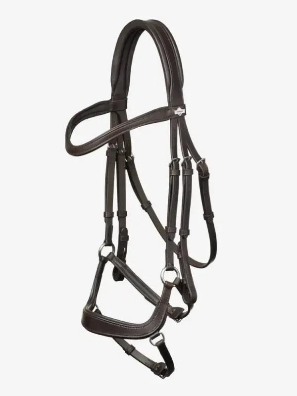 LeMieux Arika Drop Bridle Brown/Silver
